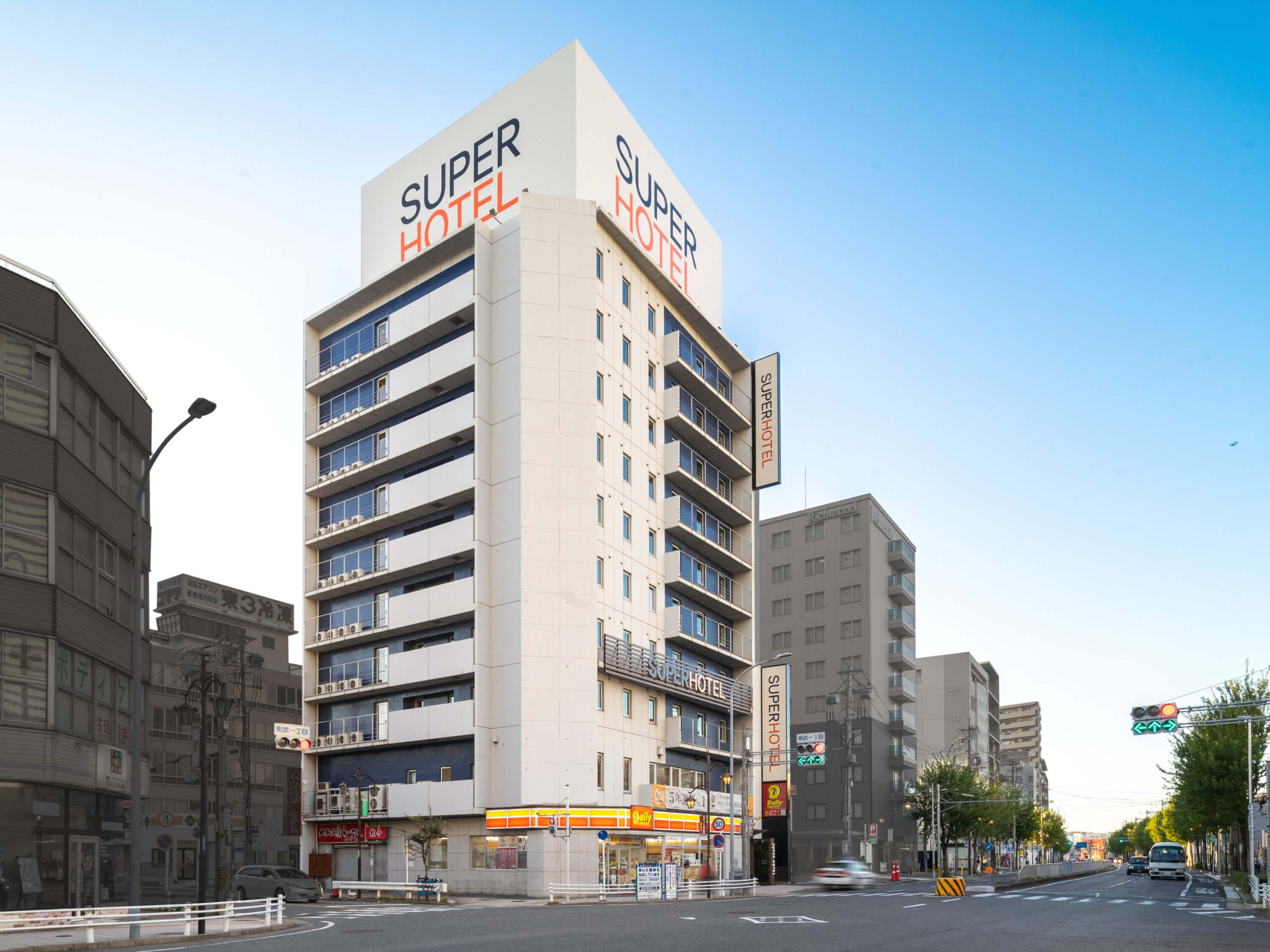 スーパーホテル名古屋駅前 — 名古屋中村区亀島 · 名古屋駅太閤通口から徒歩約7分／地下鉄亀島駅徒歩約6分