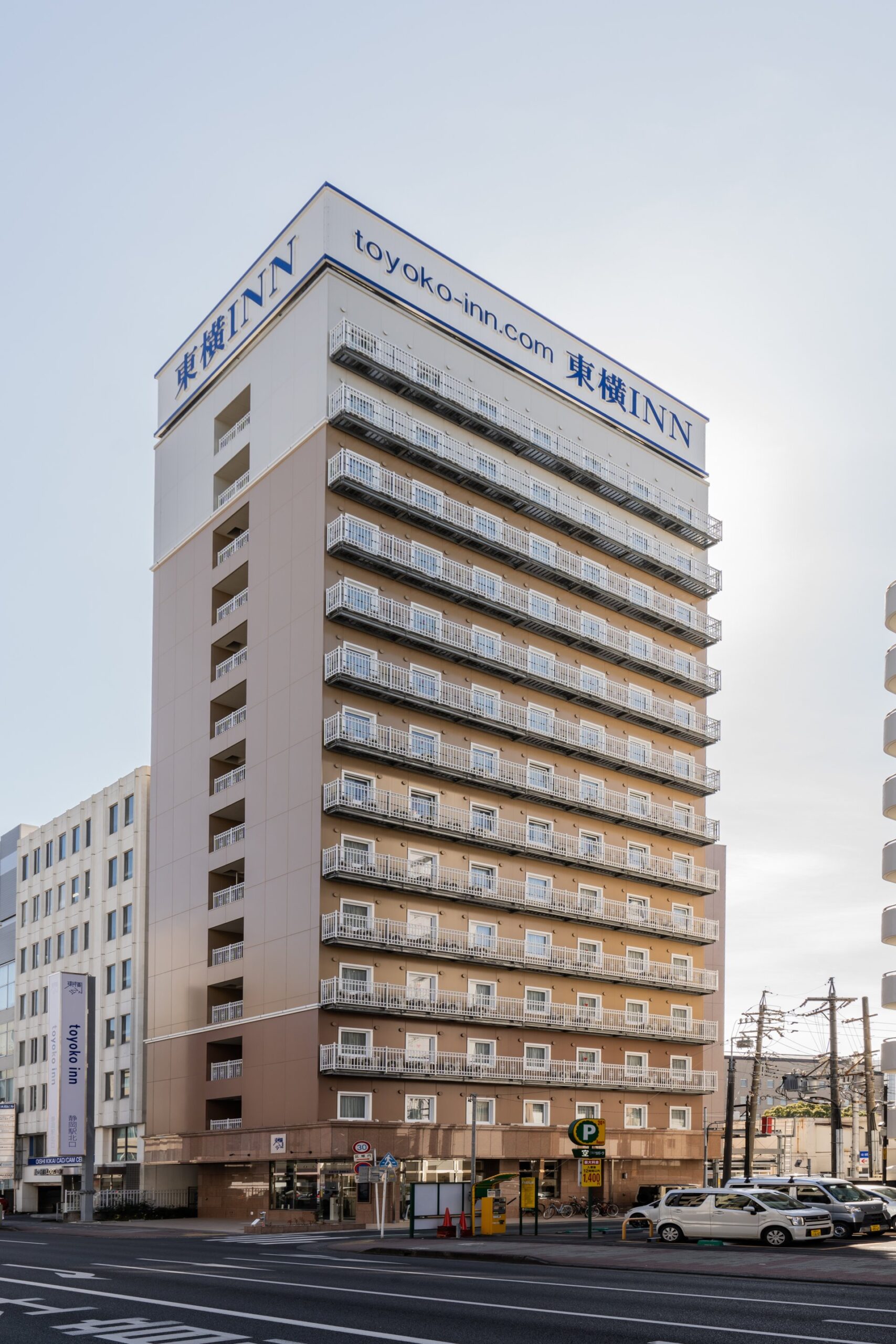 東横INN静岡駅北口 — 静岡市葵区昭和町 · 155室・地上14階建のJR静岡駅徒歩5分ビジネスホテル