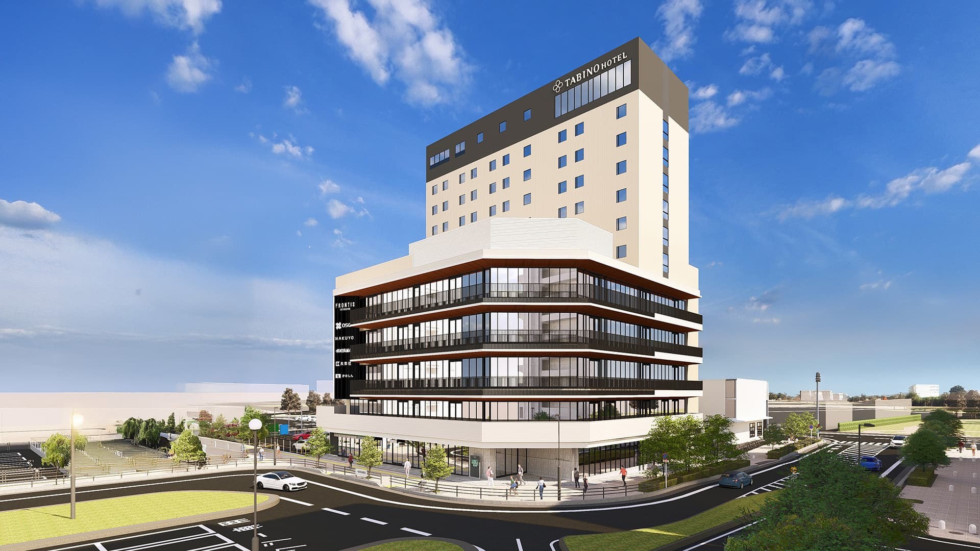 たびのホテルlit豊川 — 愛知・JR豊川駅東口 · 2026年11月開業、12階に人工温泉大浴場を備える112室の宿泊特化型ホテル