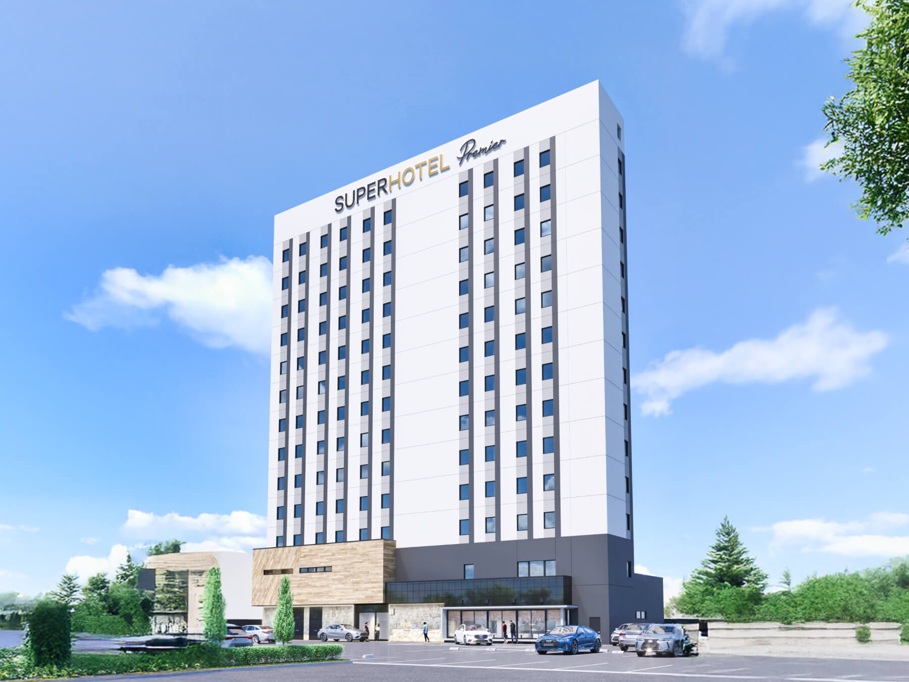 スーパーホテルPremier千歳天然温泉 — 北海道千歳市 · 2026年8月開業、新千歳空港至近の天然温泉付き212室
