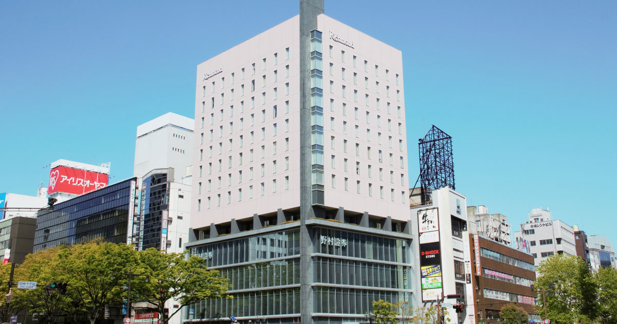 リッチモンドホテルプレミア仙台駅前 — 仙台駅西口徒歩3分、サータ社製ベッド標準装備の183室