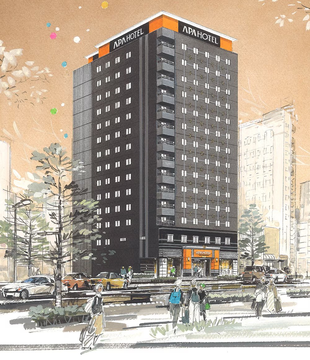 アパホテル〈熊谷駅前北〉 — 熊谷市・JR熊谷駅北口 · 2026年6月5日開業、245室、露天風呂付き大浴殿併設