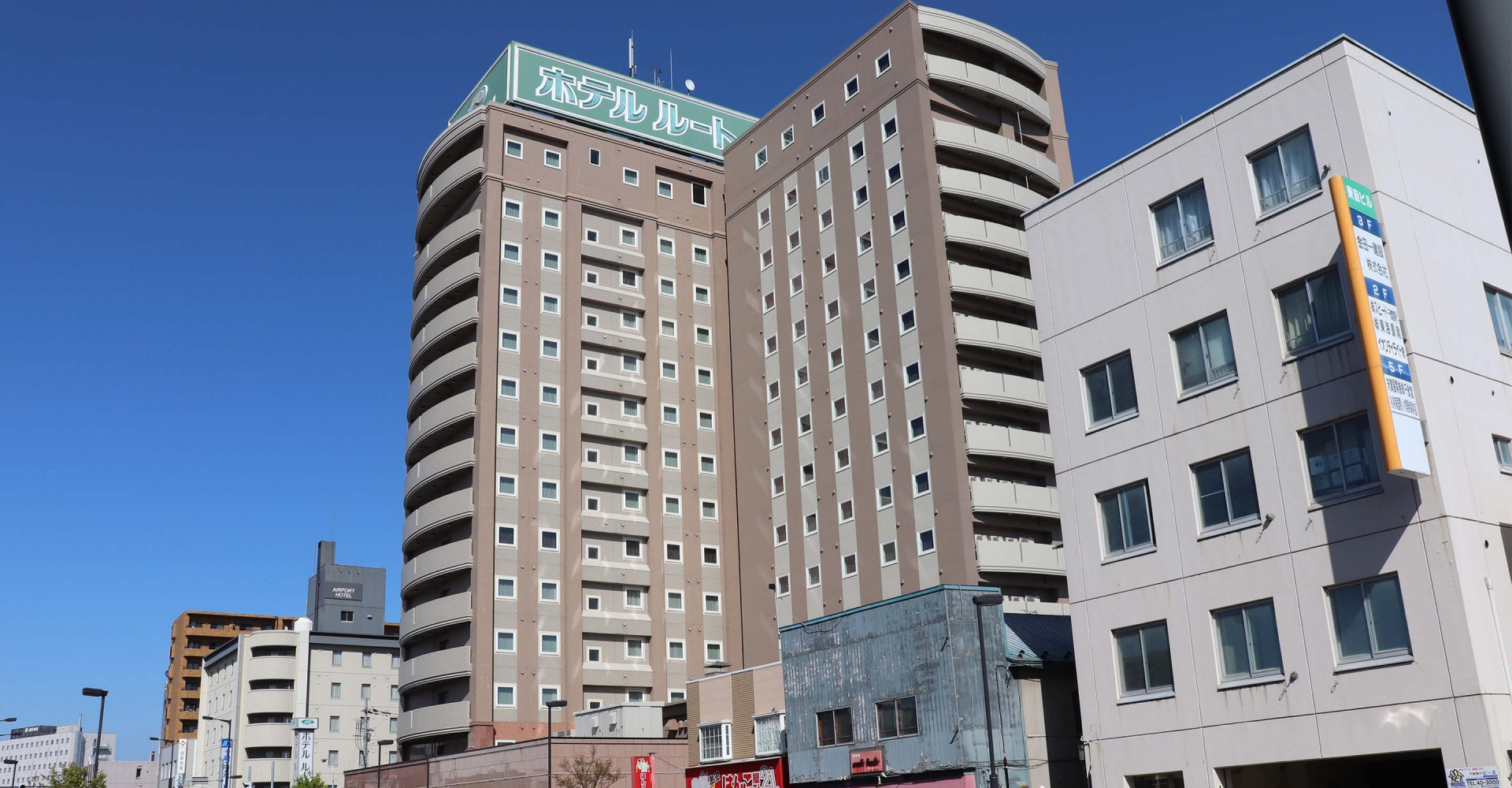 ホテルルートイン千歳駅前 — 千歳市 · 330室、空港無料送迎・バリアフリーシングル18㎡