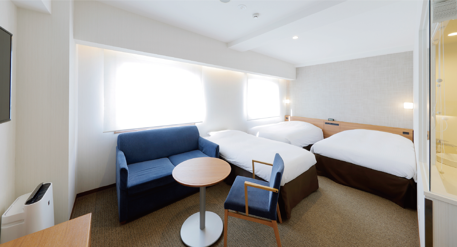 JRイン千歳 — 北海道千歳市 · JR千歳駅東口ロータリー直結185室、シモンズ製寝具の宿泊特化型