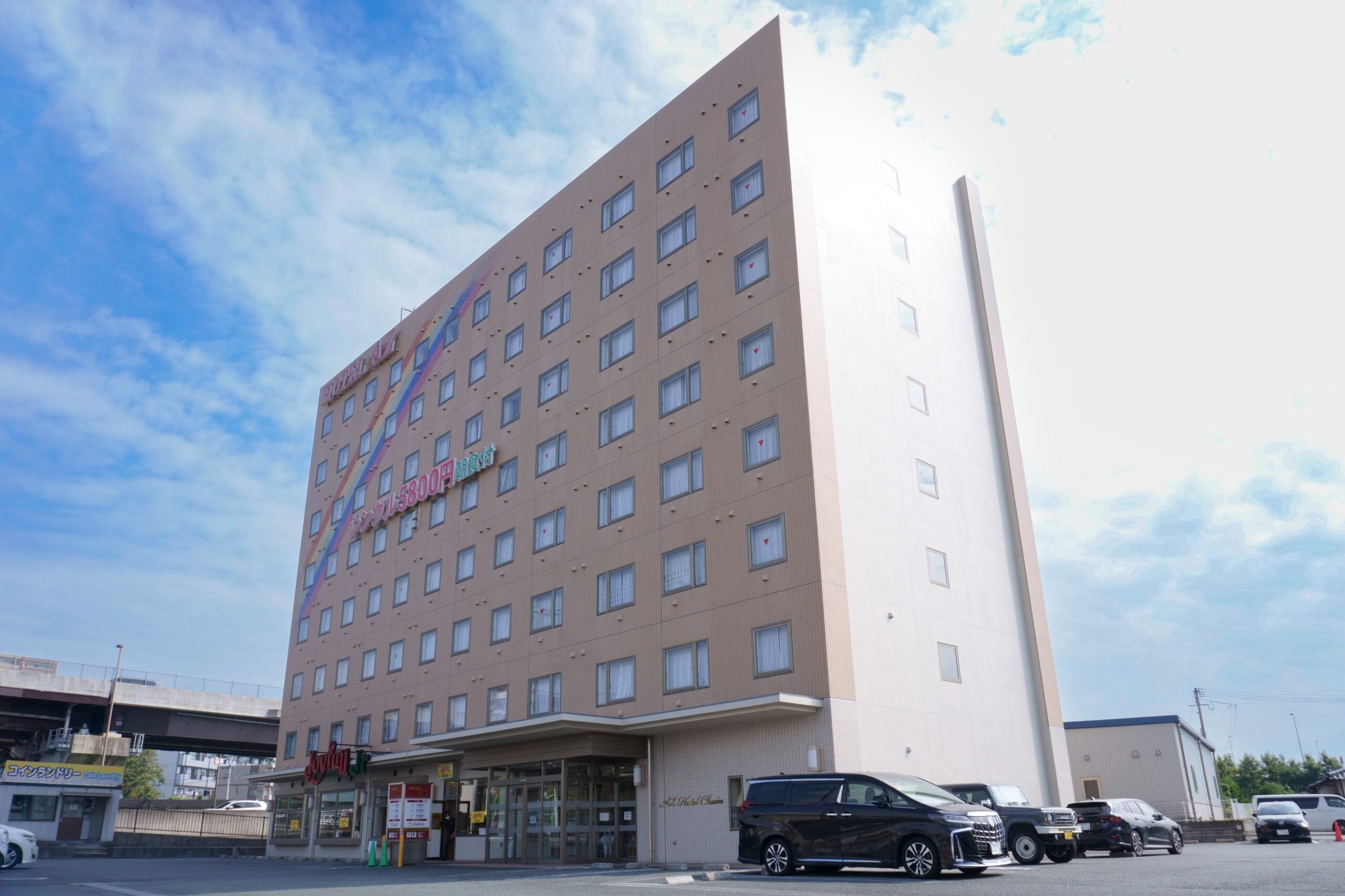 HOTEL AZ 熊本合志北バイパス店 — 合志市須屋 · 151室ロードサイド型ビジネスホテル